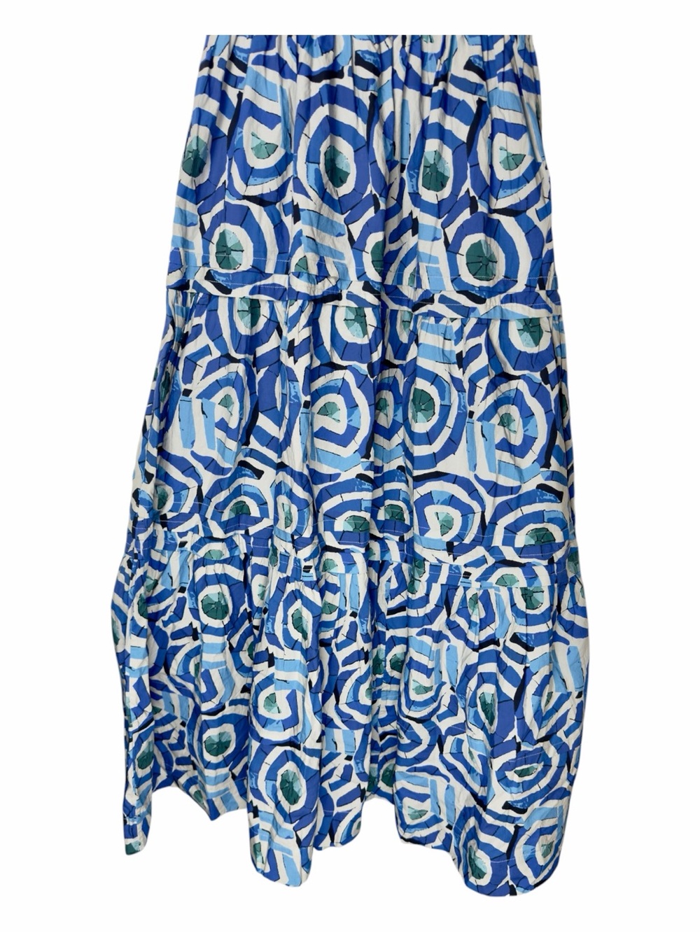 Area Stars NWOT Women’s “Hampton” Short Sleeve Tiered Midi Dress W/Pockets. XS. - Picture 13 of 16